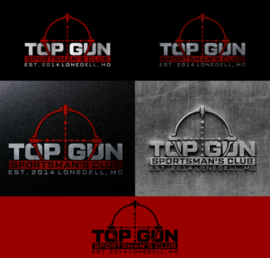 Top Gun Sportsman's Club      Est. 2014     Lonedell, MO (Only if it fits without it being too busy) | Logo Design by AFD