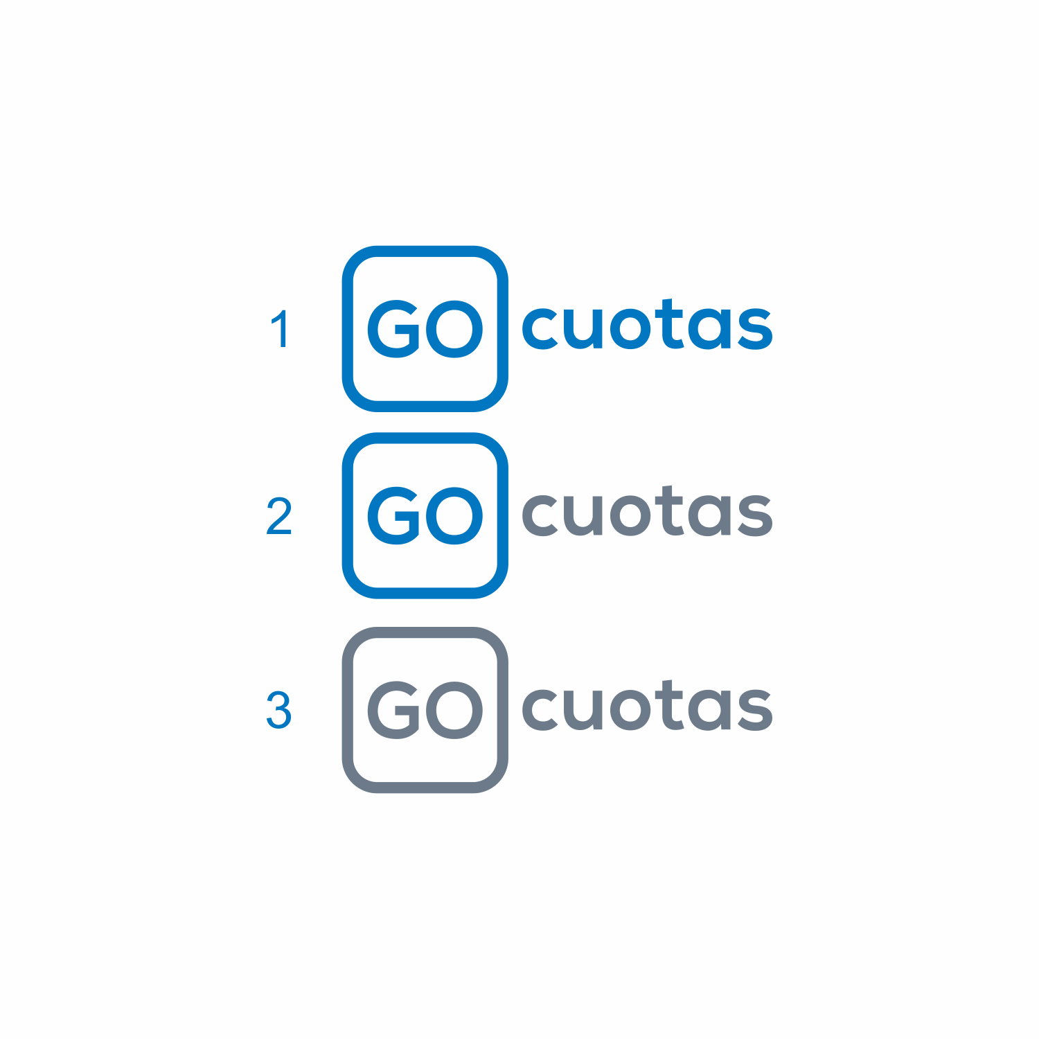 Diseño de Logo por EE, T 2 para GOcuotas | Diseño: #20050519