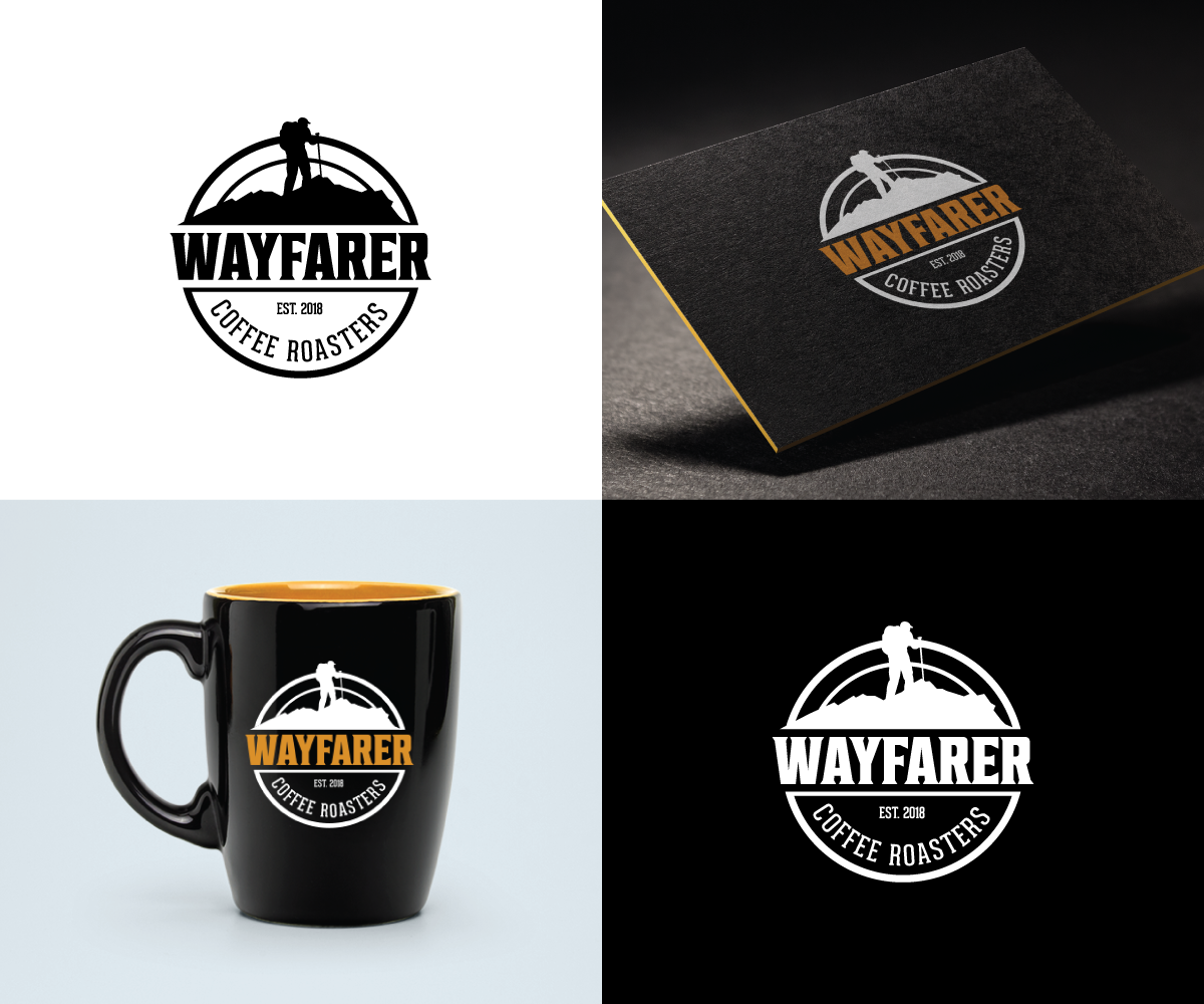 Logo Design by Sergio Coelho for Wayfarer Coffee, LLC | Design #20013978