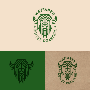 Logo Design by Love Buzz for Wayfarer Coffee, LLC | Design #20015014