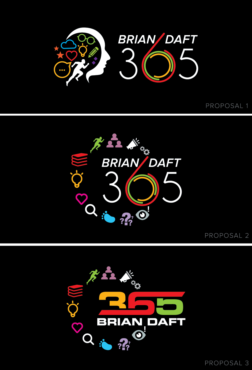 Logo Design by Wild Geek for Brian Daft 365 | Design #20004045