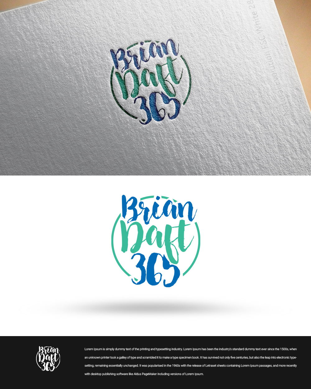 Diseño de Logo por zingodesigns258 para Brian Daft 365 | Diseño #20004376
