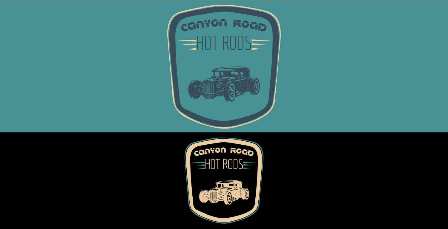 Logo Design by Limecom for CANYON ROAD HOT RODS | Design #20024796