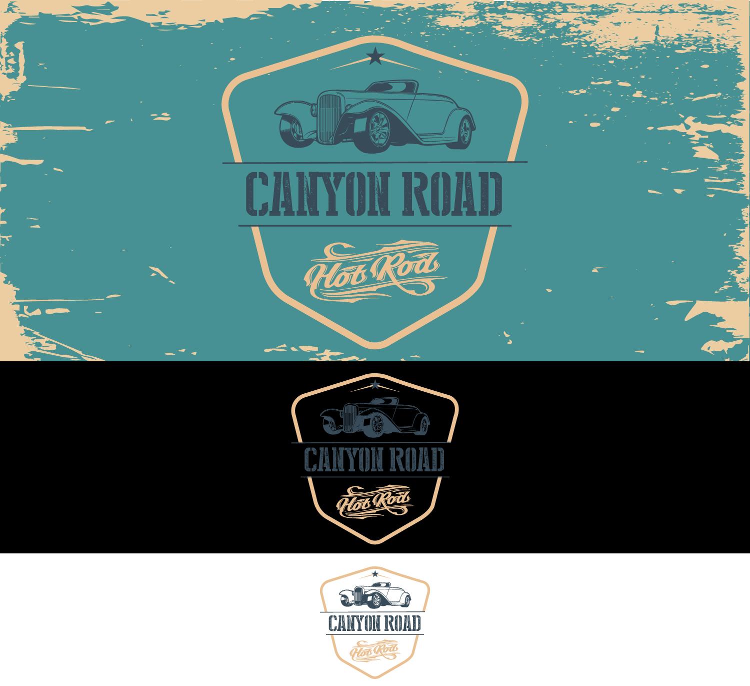 Logo Design by Limecom for CANYON ROAD HOT RODS | Design #20024797