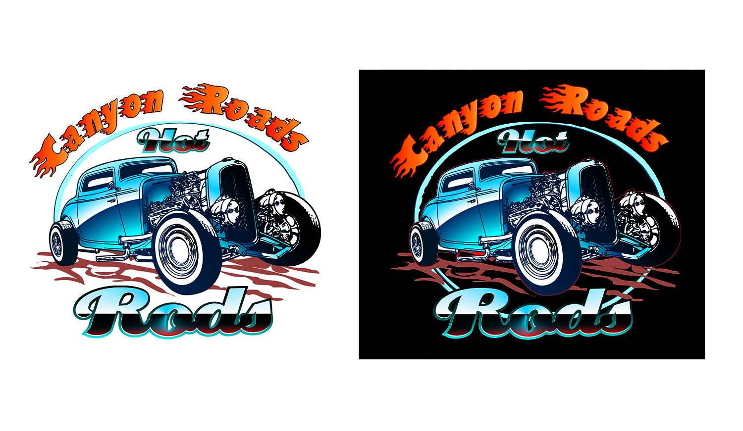 Diseño de Logo por AntonAtanasov para CANYON ROAD HOT RODS | Diseño #19998189