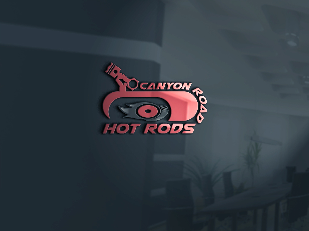 Logo Design by Rosaleen for CANYON ROAD HOT RODS | Design #20029484