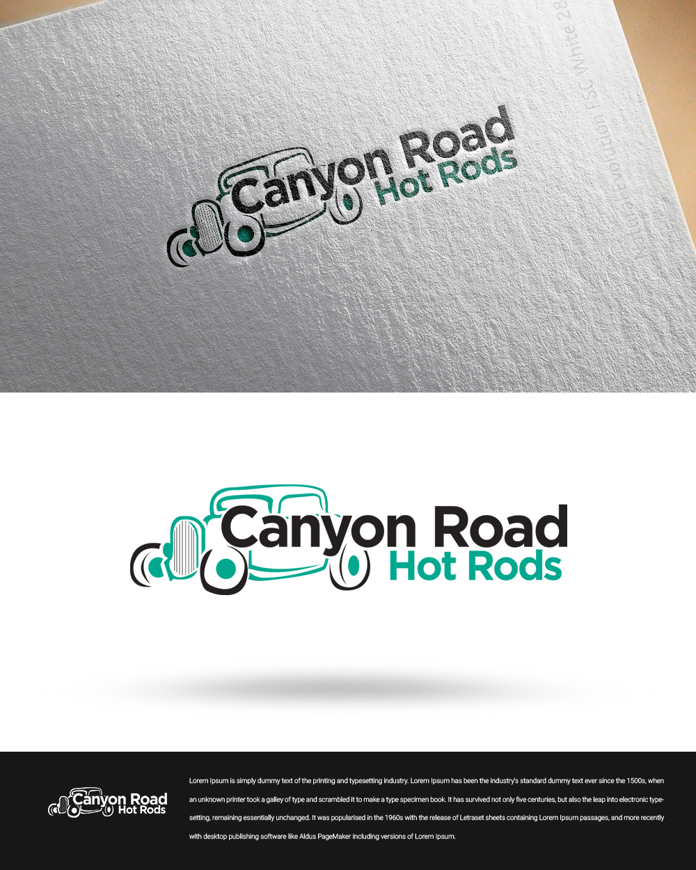 Logo Design by zingodesigns258 for CANYON ROAD HOT RODS | Design #20010874