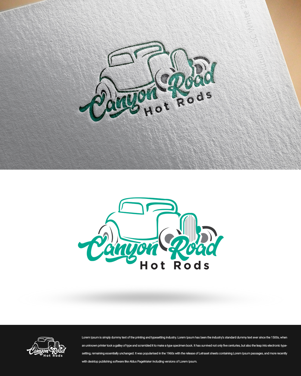 Logo Design by zingodesigns258 for CANYON ROAD HOT RODS | Design #20010875