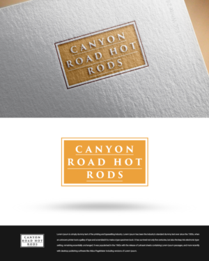 Logo Design by zingodesigns258 for CANYON ROAD HOT RODS | Design: #20010876