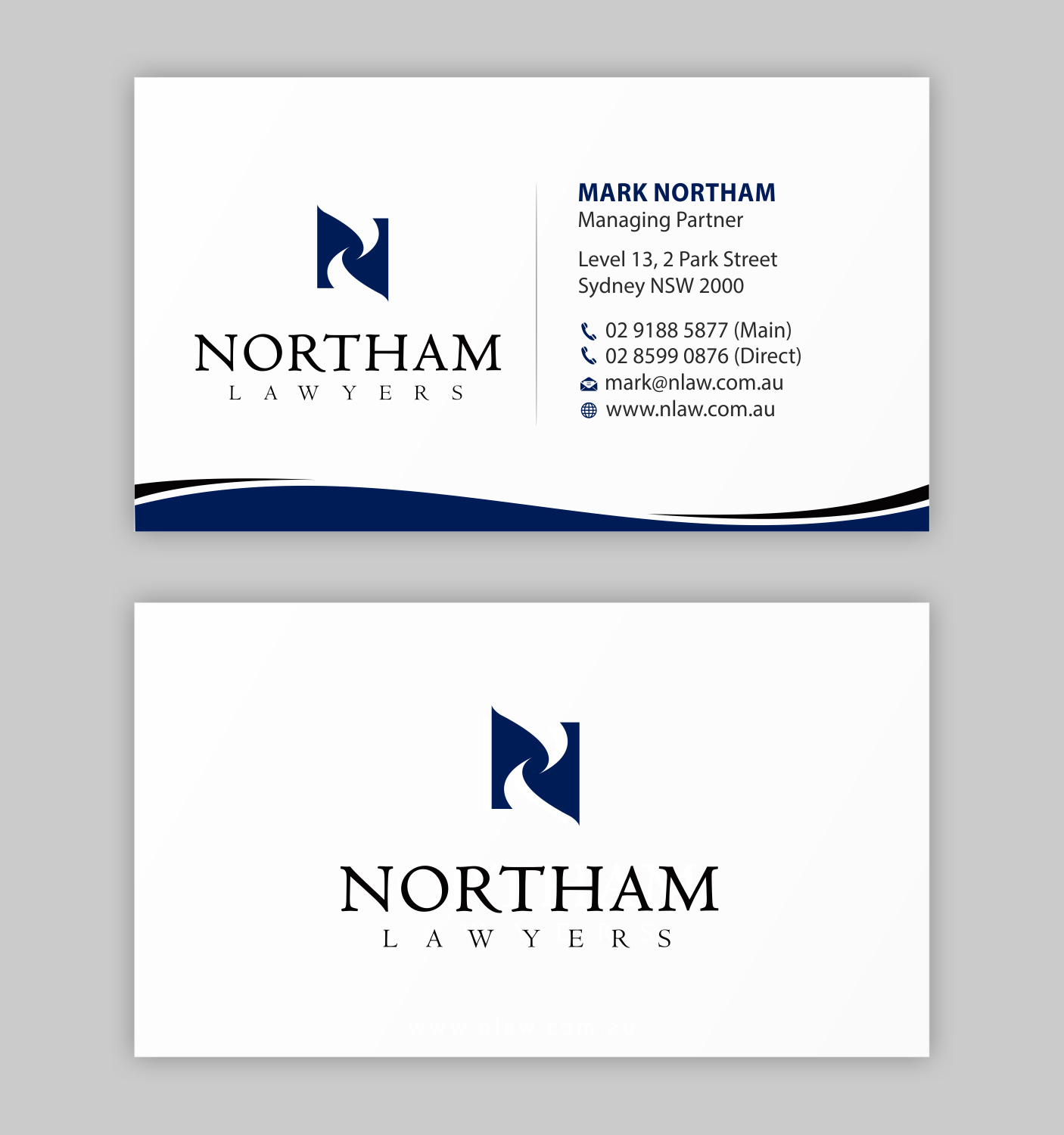 Design de Carte de Visite par Infinitive Technology pour Northam & Associates | Design #20043720