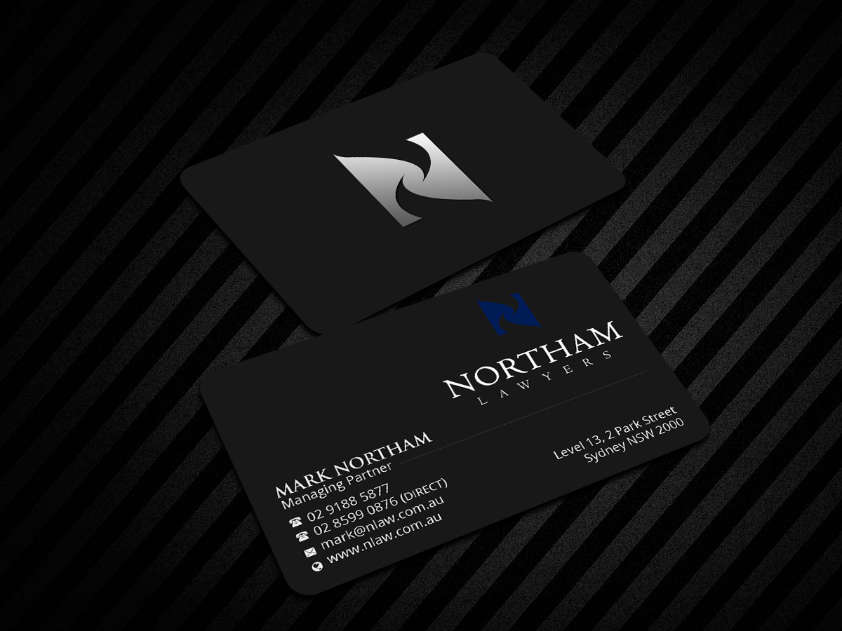 Design de Carte de Visite par Creations Box 2015 pour Northam & Associates | Design #20007281