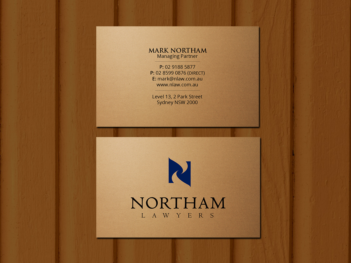 Design de Carte de Visite par Creations Box 2015 pour Northam & Associates | Design #20010717