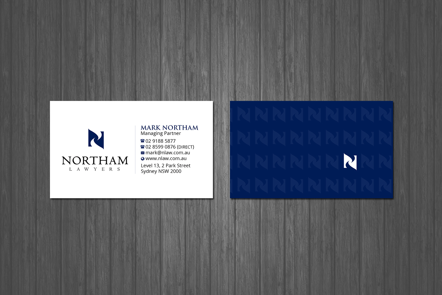 Diseño de Tarjeta de Presentación por Creations Box 2015 para Northam & Associates | Diseño #20013790
