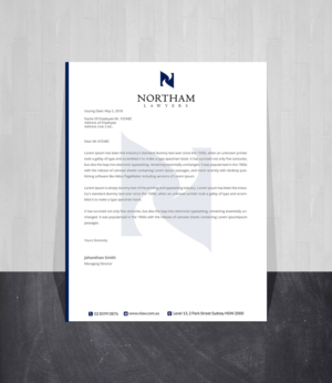 Diseño de Tarjeta de Presentación por Creations Box 2015 para Northam & Associates | Diseño: #20013809