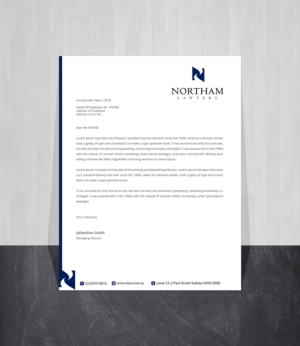 Diseño de Tarjeta de Presentación por Creations Box 2015 para Northam & Associates | Diseño: #20013811