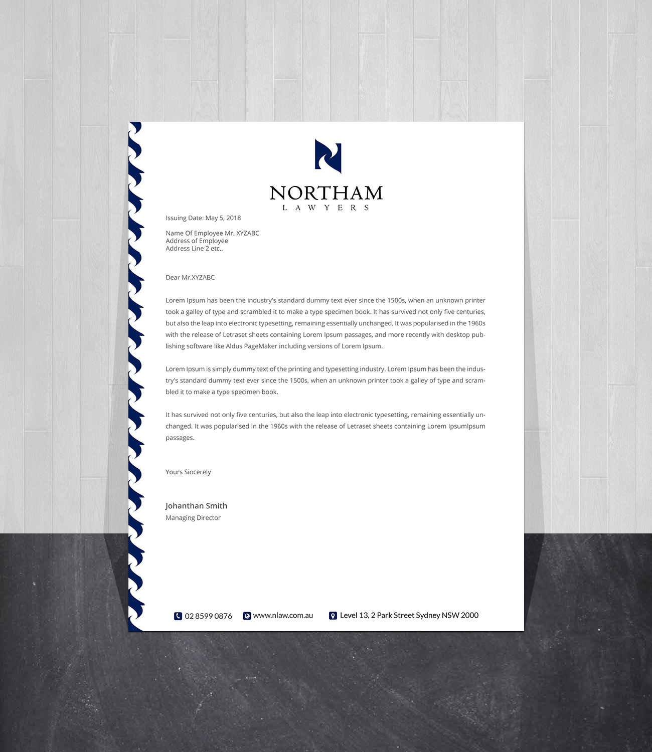 Design de Carte de Visite par Creations Box 2015 pour Northam & Associates | Design #20013812