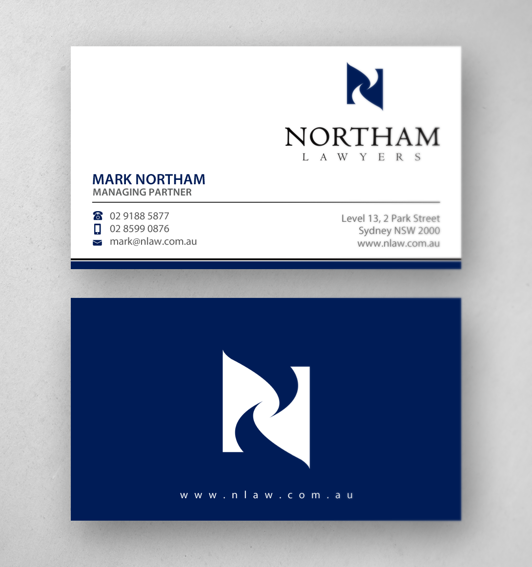 Design de Carte de Visite par Brand aid pour Northam & Associates | Design #20012229