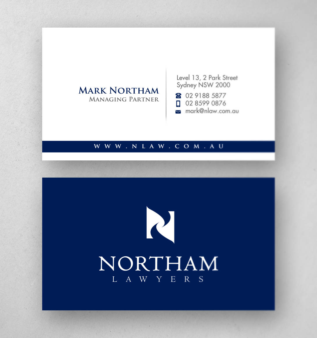 Design de Carte de Visite par Brand aid pour Northam & Associates | Design #20012232