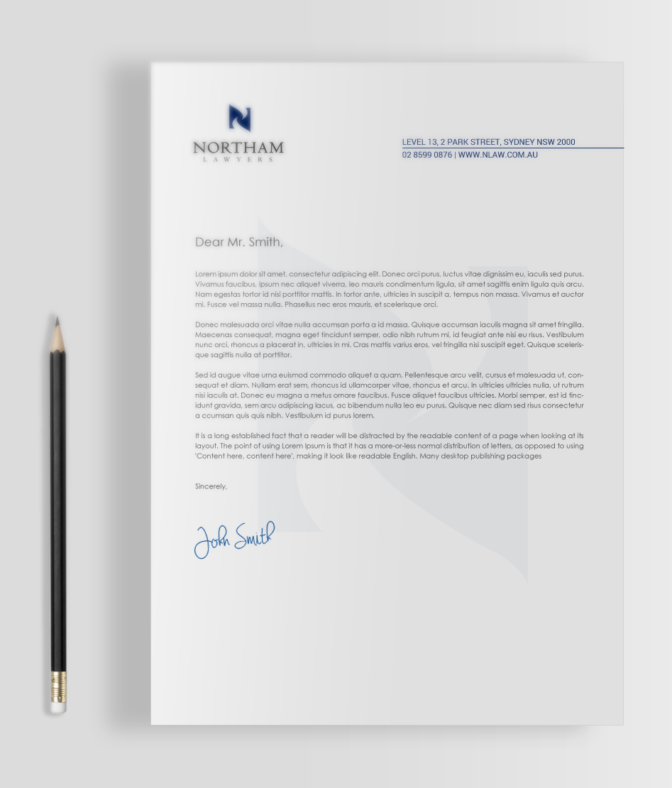 Business Card Design by chandrayaan.creative for Northam & Associates | Design #20012471