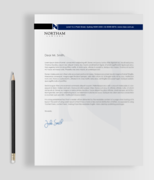 Design de Carte de Visite par chandrayaan.creative pour Northam & Associates | Design : #20012473