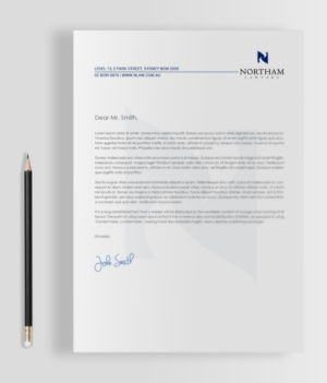 Design de Carte de Visite par chandrayaan.creative pour Northam & Associates | Design : #20012487