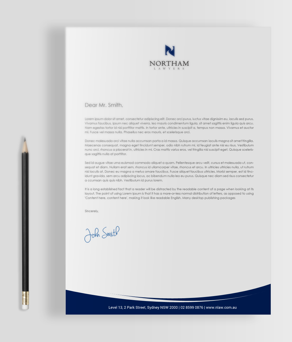 Design de Carte de Visite par chandrayaan.creative pour Northam & Associates | Design #20012541