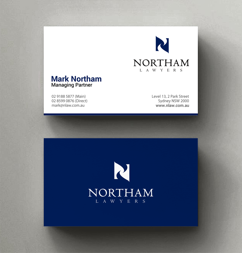 Design de Carte de Visite par chandrayaan.creative pour Northam & Associates | Design #20013060
