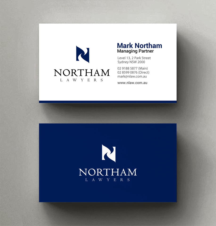 Design de Carte de Visite par chandrayaan.creative pour Northam & Associates | Design #20013061