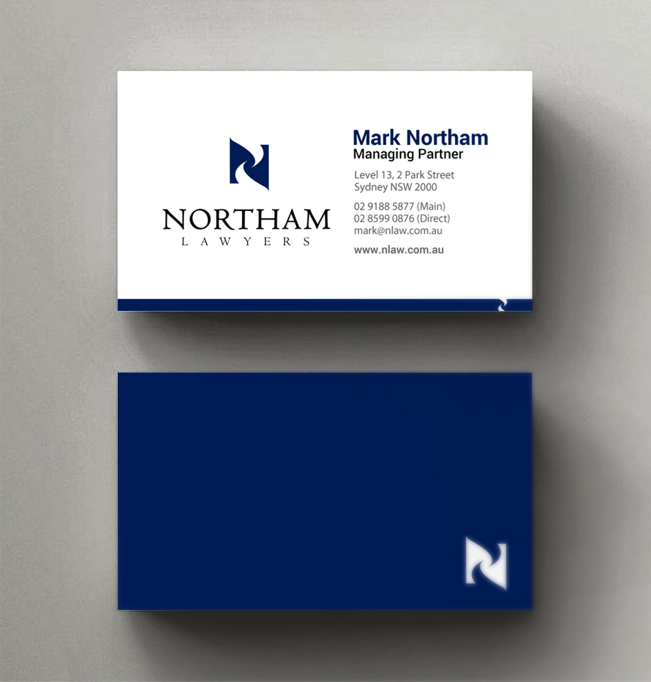 Design de Carte de Visite par chandrayaan.creative pour Northam & Associates | Design #20013063
