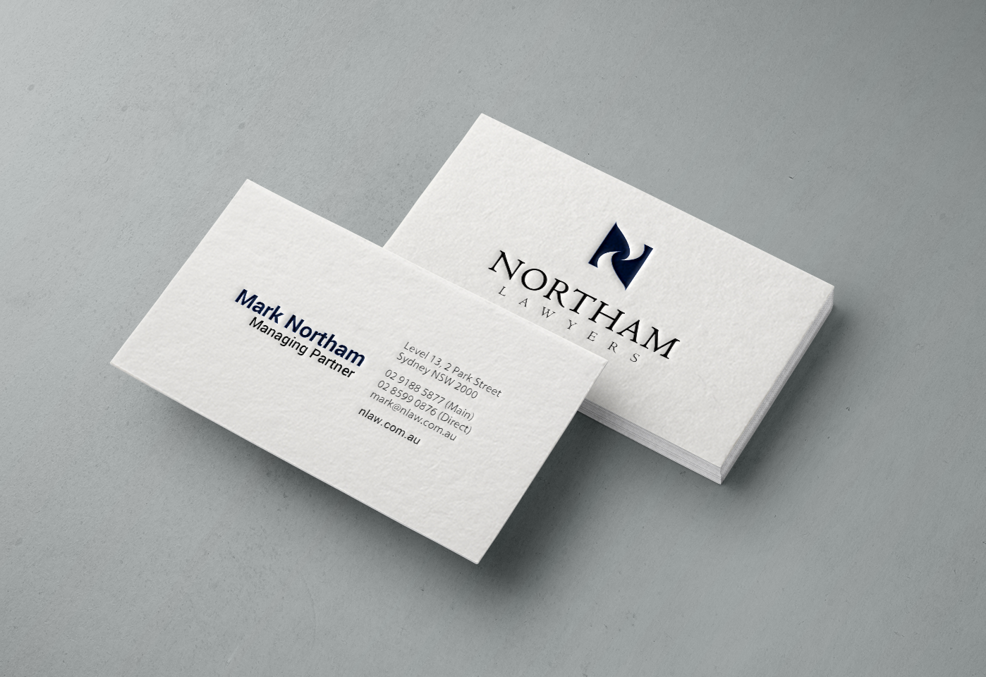 Design de Carte de Visite par chandrayaan.creative pour Northam & Associates | Design #20013069