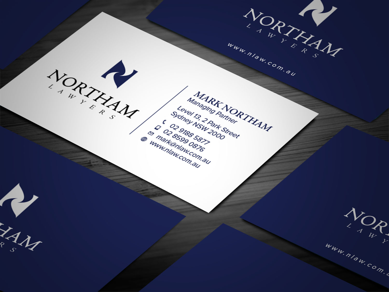 Design de Carte de Visite par Tripti Ranjan Gain pour Northam & Associates | Design #20003164