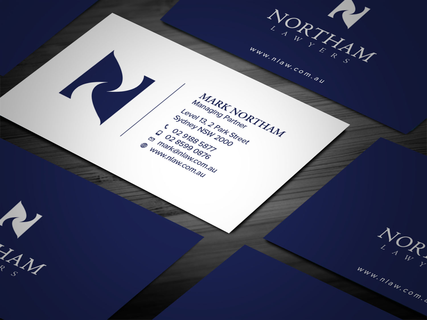 Design de Carte de Visite par Tripti Ranjan Gain pour Northam & Associates | Design #20003166