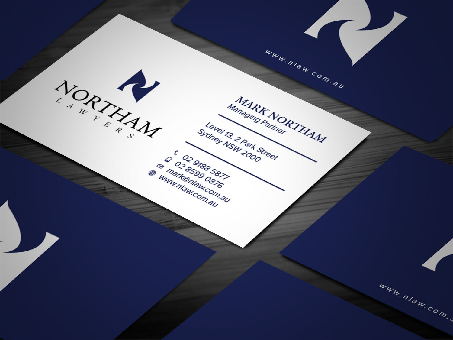 Design de Carte de Visite par Tripti Ranjan Gain pour Northam & Associates | Design #20003205