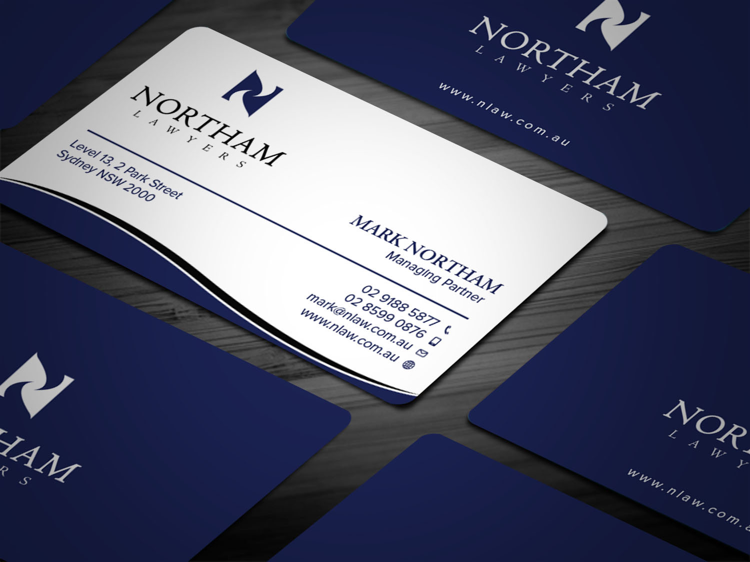 Design de Carte de Visite par Tripti Ranjan Gain pour Northam & Associates | Design #20003208