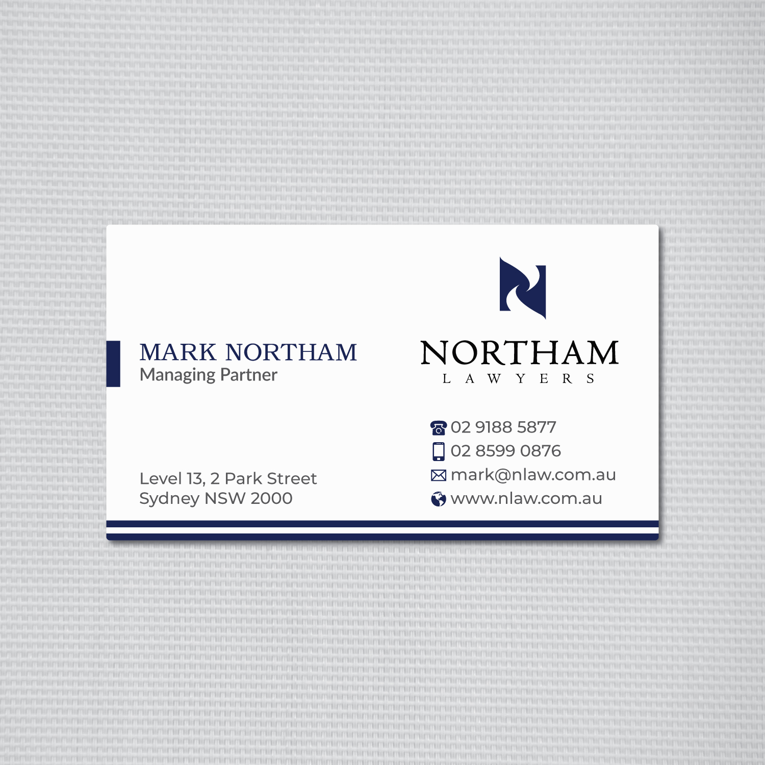 Business Card Design by R.design for Northam & Associates | Design #19999932