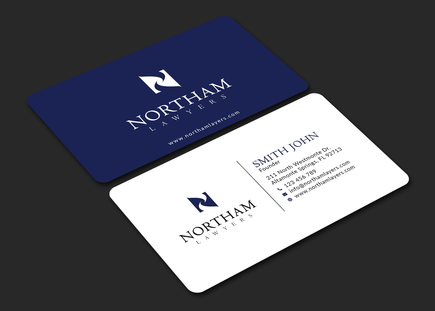 Diseño de Tarjeta de Presentación por Bold Pixels para Northam & Associates | Diseño #19996134