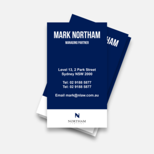 Design de Carte de Visite par fred05 pour Northam & Associates | Design : #19998670