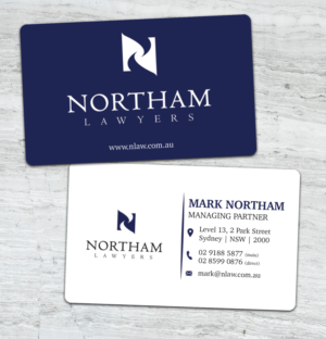 Diseño de Tarjeta de Presentación por AliceForsyth para Northam & Associates | Diseño: #20033460