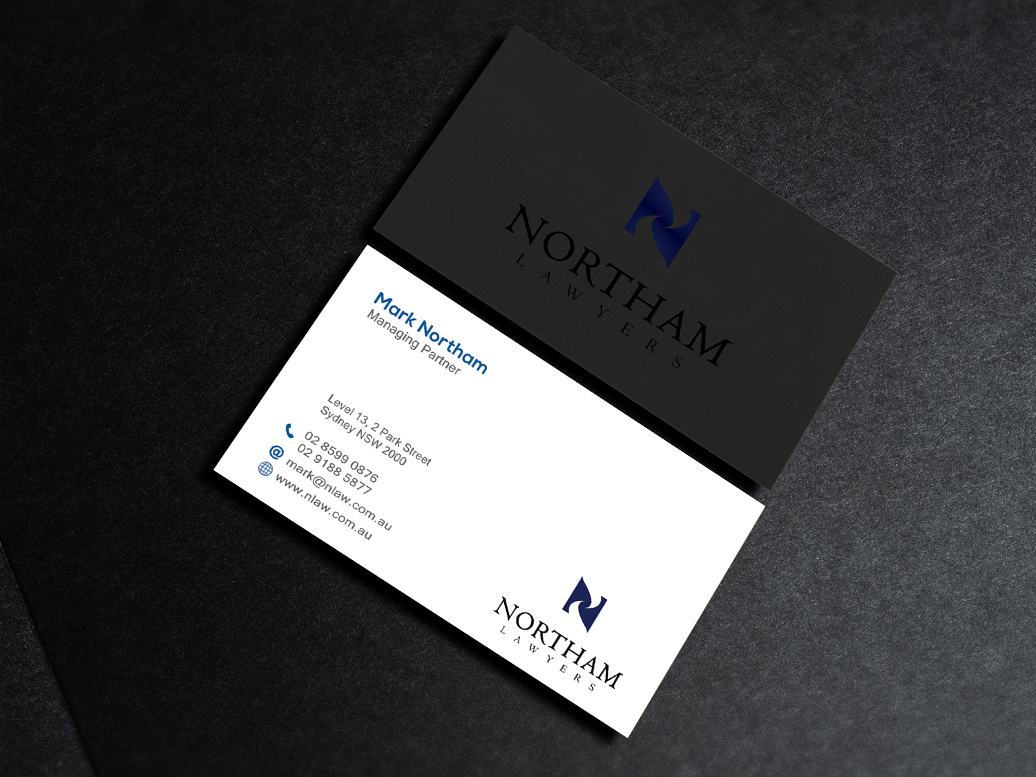 Diseño de Tarjeta de Presentación por Akter Hossain para Northam & Associates | Diseño #19997683