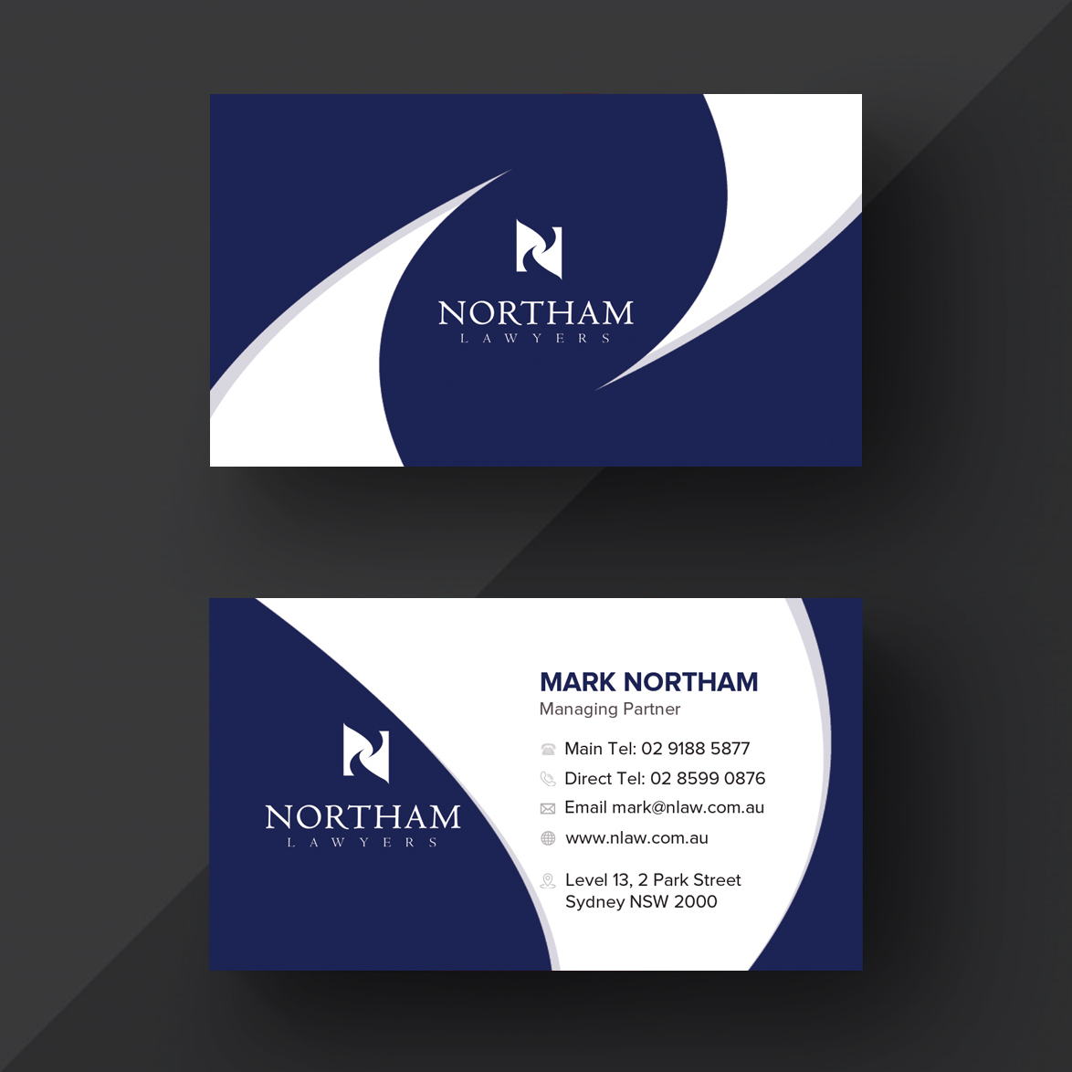 Visitenkarten-Design von ViSon für Northam & Associates | Design #20016147