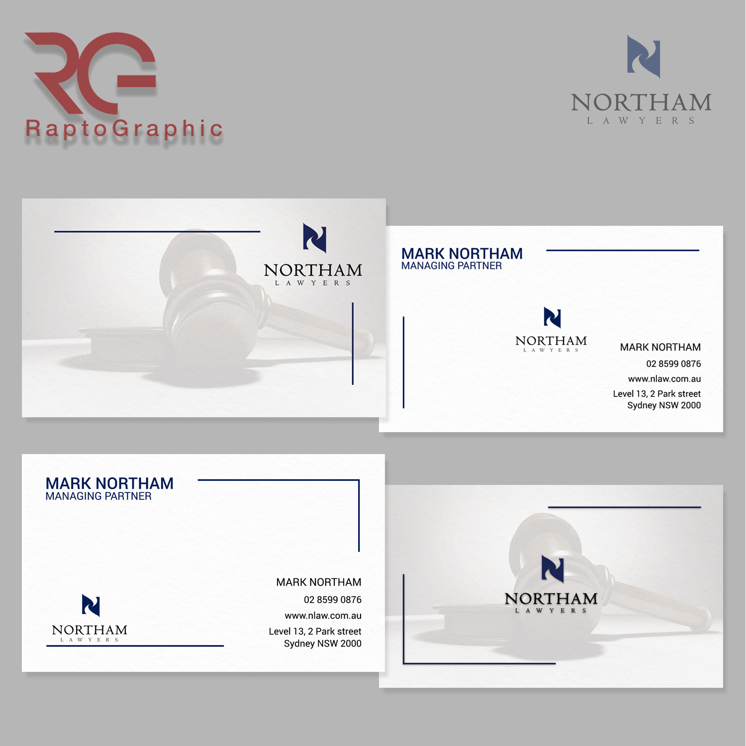 Business Card Design by Raptographic for Northam & Associates | Design #20016370