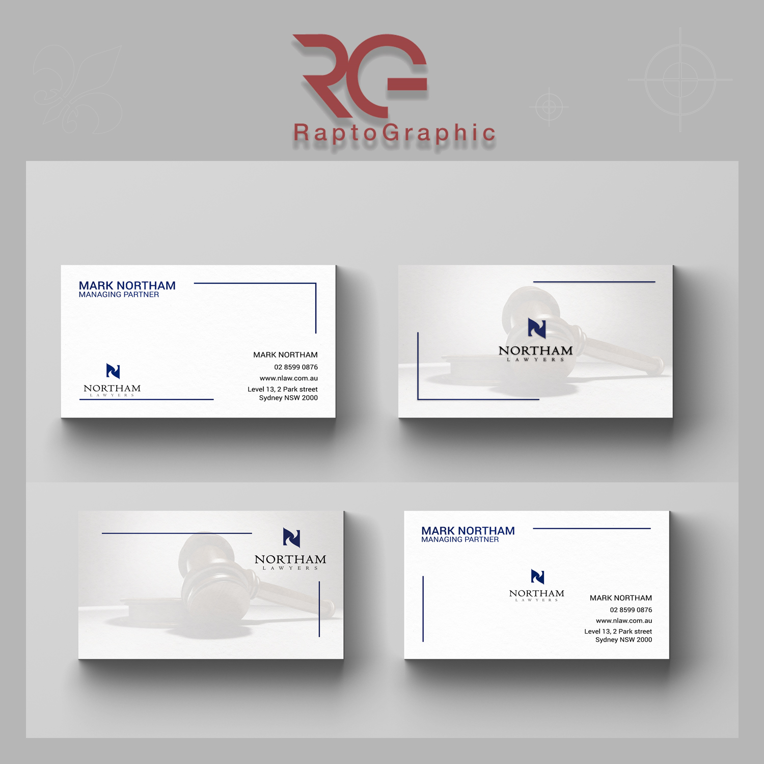 Visitenkarten-Design von Raptographic für Northam & Associates | Design #20016371