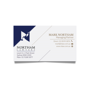 Design de Carte de Visite par naeemughal777 pour Northam & Associates | Design : #20017810