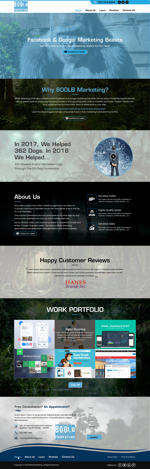 Web Design by HarmiDesigning for this project | Design #20014461