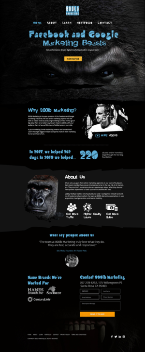 website refresh with jungle and/or gorilla theme for marketing agency | Web Design par lemosys infotech