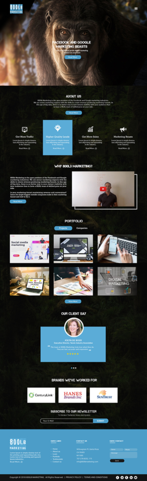 Web Design by bdesigner9 for this project | Design #20040592