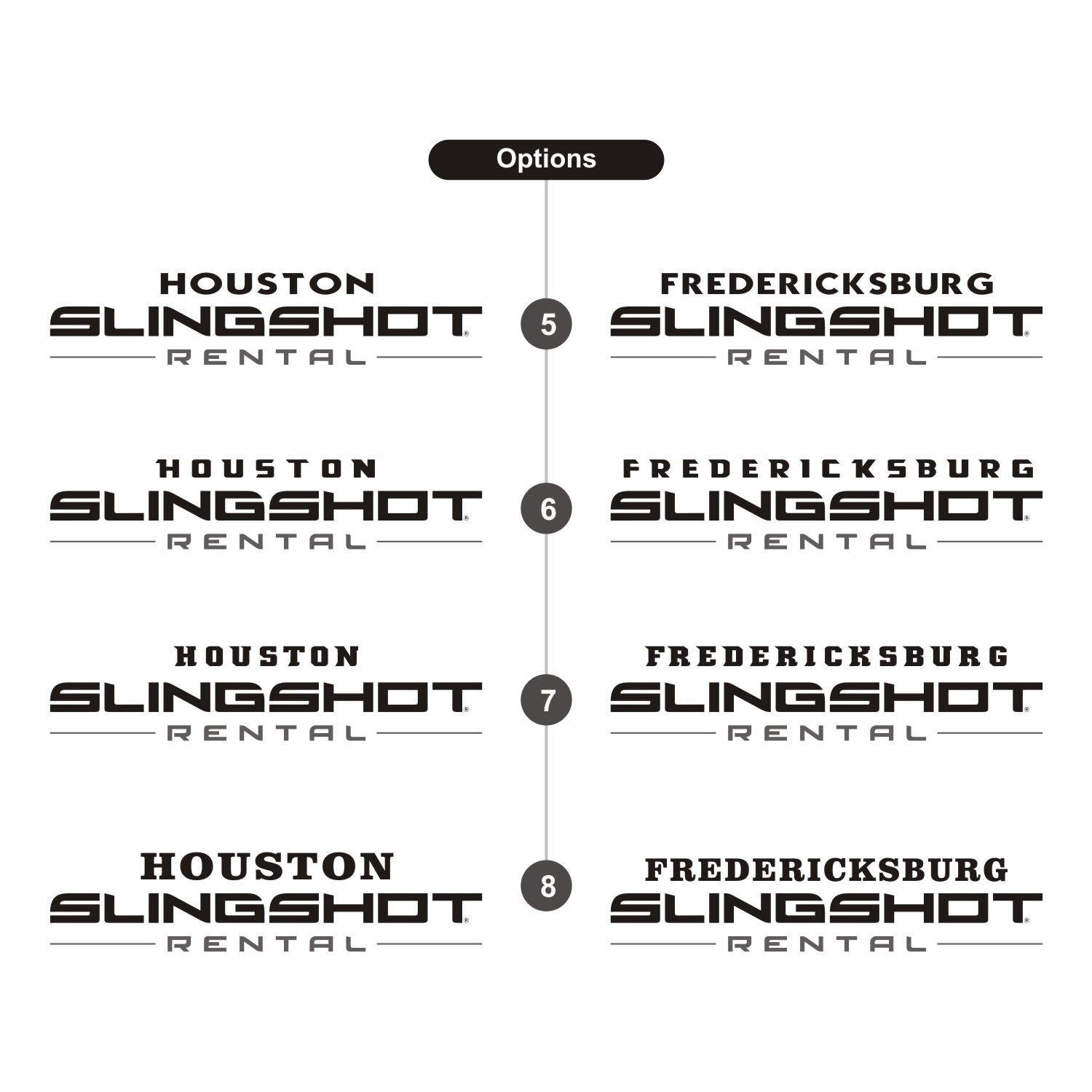 Logo Design by Ahsa_Design for Houston Slingshot Rental | Design #22374563