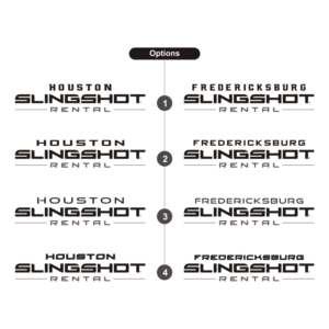 Diseño de Logo por Ahsa_Design para Houston Slingshot Rental | Diseño: #22374564
