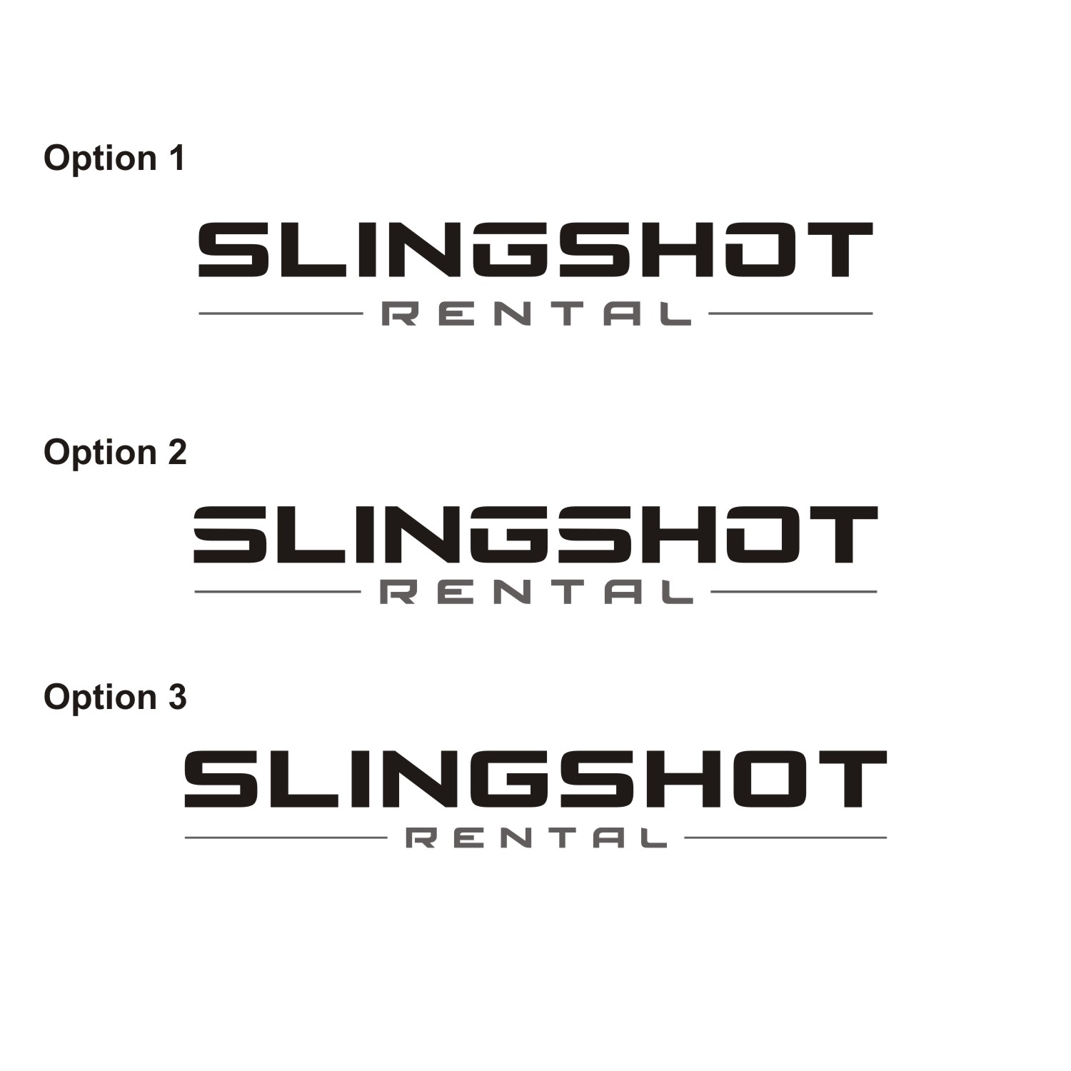 Logo Design by Ahsa_Design for Houston Slingshot Rental | Design #22374823