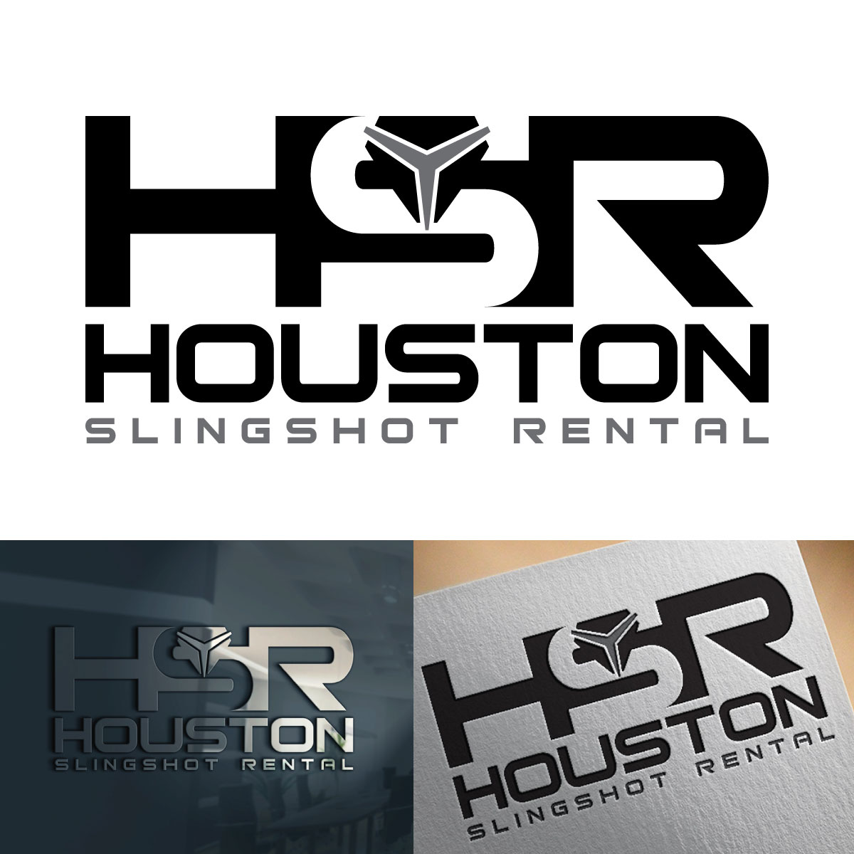 Diseño de Logo por JAFRIN para Houston Slingshot Rental | Diseño #20000106